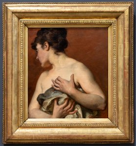 Estudio de desnudo de Edouard Agneessens