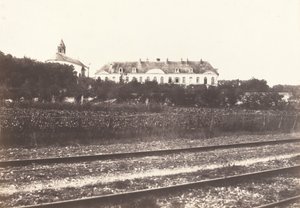 Abadía del Gard cerca de Abbeville, c. 1855 de Édouard Baldus