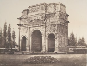 Arco antiguo en Orange de Édouard Baldus