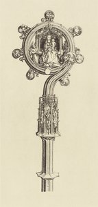 [Diseño para un bastón de Martin Schongauer] de Édouard Baldus