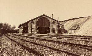 Estación de Longueau, 1855 de Édouard Baldus