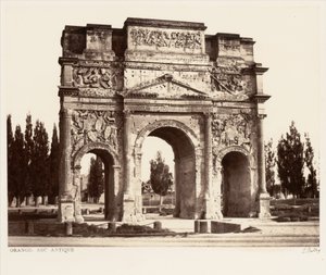 Orange, arco antiguo de Édouard Baldus