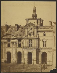 [El Louvre, Pabellón de Rohan] de Édouard Baldus