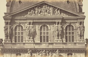 [Segunda planta del Pabellón Richelieu, Louvre, París] de Édouard Baldus