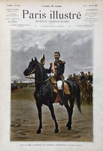 Retrato ecuestre del General Georges Boulanger (1837-1891), político después de Edouard Debat Ponsan (Debat-Ponsan) de Edouard Debat Ponsan