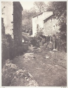 Molinos de agua en Auvernia de Edouard Denis Baldus