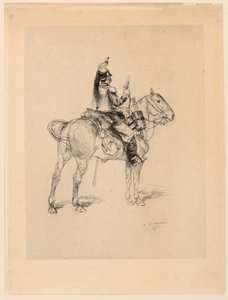 Trompeta de cazador a caballo de Edouard Detaille