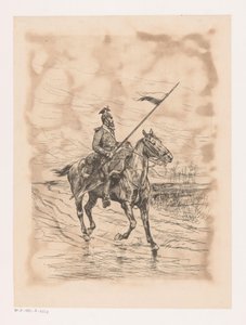 Ulaan en tiempo tormentoso de Edouard Detaille