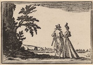 El paseo de Edouard Eckman after Jacques Callot