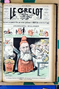 Portada de "Le Grelot", número 1024, Satírico en Colores