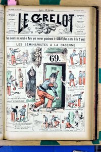 Portada de "El Grelot", número 1025, Satírico en Colores