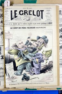Portada de Le Grelot, número 1170, Satírico en Colores