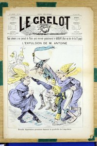 Portada de "Le Grelot", número 835, Satírico en Colores