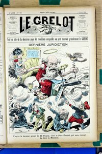 Portada de Le Grelot, número 1452, Satírico en Colores