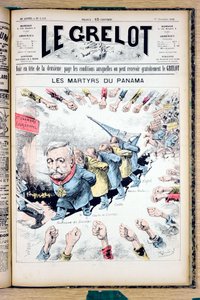 Portada de "El Grelot", Satírico en Colores