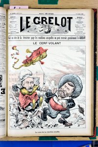 Portada de Le Grelot, Satírico en Colores