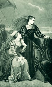 María Reina de Escocia se despide de Francia de Edouard Jean Conrad Hamman