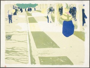 La Avenida, plato dos de Paisajes e Interiores de Édouard Jean Vuillard