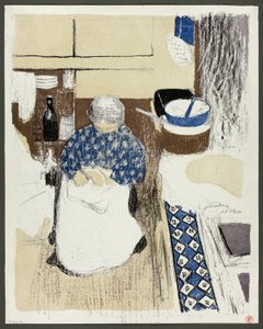 La cocinera, plato once de Paisajes e interiores