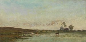 Fen en el "Kempen" (óleo sobre lienzo) de Edouard Jules Joseph Huberti