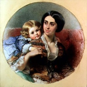 Ternura Maternal de Edouard Louis Dubufe