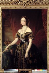 Retrato de Eugenia, Emperatriz de los Franceses de Edouard Louis Dubufe
