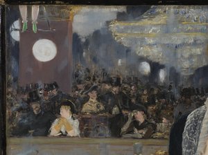 Un bar en el Folies-Bergère (detalle) de Édouard Manet