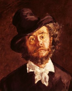 Artista (retrato del pintor Marcelino Desboutin) de Édouard Manet