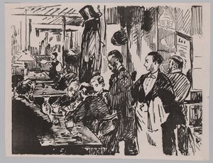 En el café de Édouard Manet