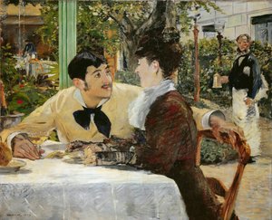 En el restaurante Père Lathuille, 1879