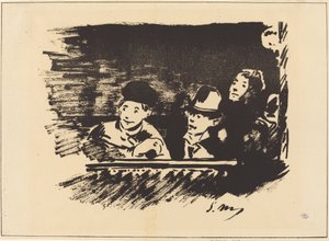 En el balcón de Édouard Manet