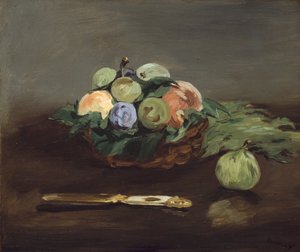 Cesta de fruta de Édouard Manet