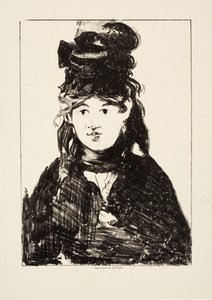Berthe Morisot, c.1872 de Édouard Manet