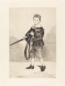 Niño con espada, girado a la izquierda, 1862 de Édouard Manet