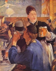Rincón de un café-concierto de Édouard Manet