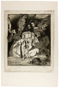 Cristo muerto con ángeles de Édouard Manet