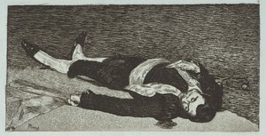 Torero Muerto, 1867-68 de Édouard Manet