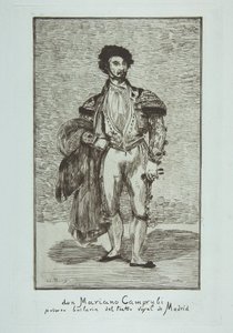 Don Mariano Camprubi Le Bailarín de Édouard Manet