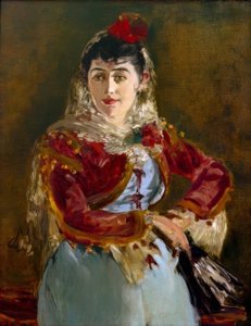 Emilie Ambre en el papel de Carmen de Édouard Manet