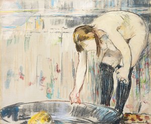 Mujer en la bañera de Édouard Manet