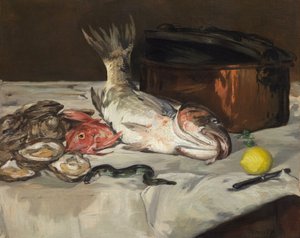 Peces (Naturaleza Muerta) de Édouard Manet