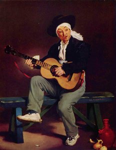 Francés: Le Chanteur espagnol El cantante español de Édouard Manet