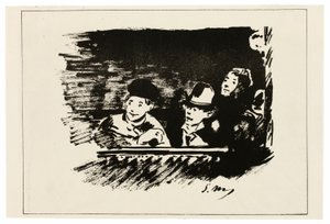 En la galería superior de Édouard Manet