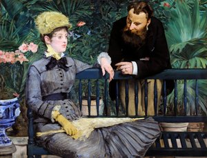 En el jardín de invierno, 1879 de Édouard Manet