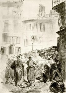 La barricada de Édouard Manet