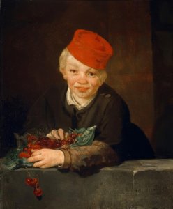 El niño con cerezas de Édouard Manet