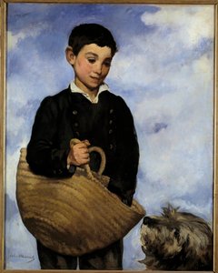 El niño con el perro de Édouard Manet