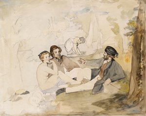 Picnic en un Bosque (Le Déjeuner sur l