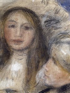 Retrato de Berthe Morisot (1841-1895) y su hija (Julie Manet