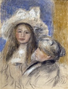 Retrato de Berthe Morisot (1841-1895) y su hija (Julie Manet